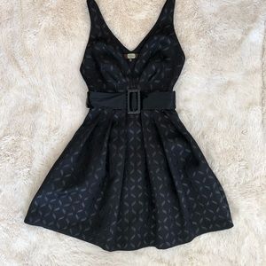 Black Eva Franco Cocktail Dress
